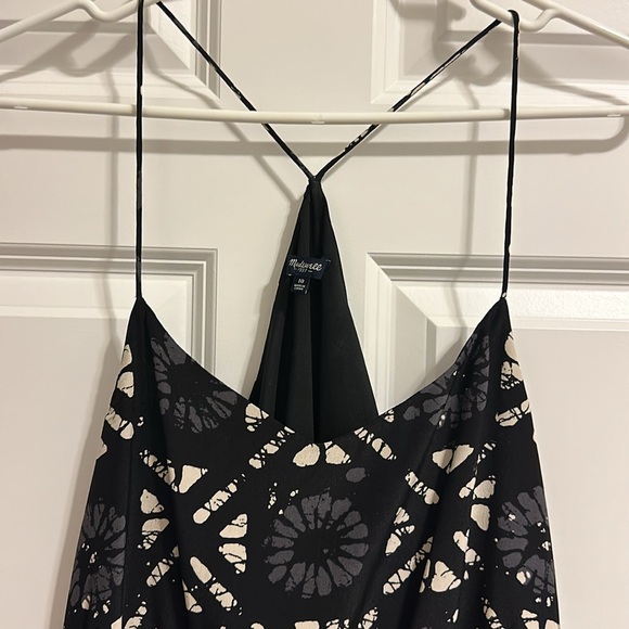 Madewell Starview Batik Grid Silk Dress - Picture 4 of 5